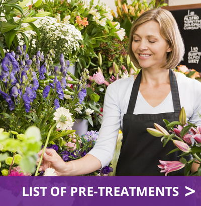 List of pre-treatments